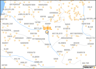 map of Dibil