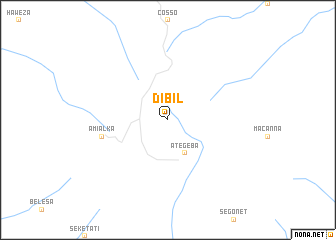 map of Dibil