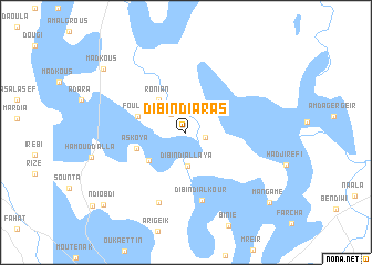 map of Dibindi Aras