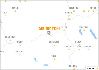 map of Dibinintchi