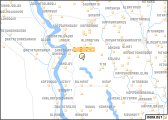 map of Dibirkī