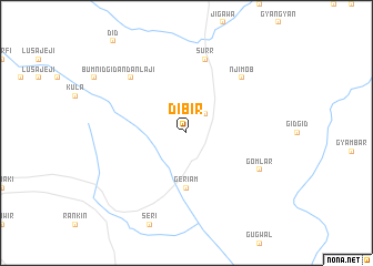 map of Dibir