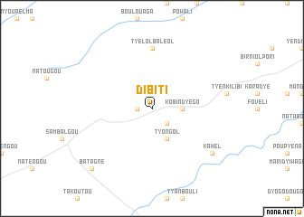 map of Dibiti