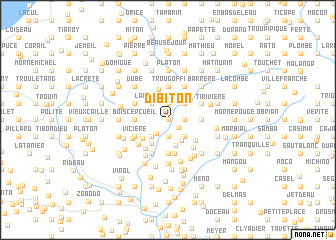 map of Dibiton