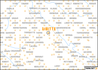 map of Dibitte