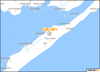 map of Diblaay