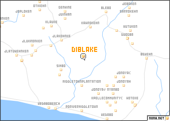 map of Diblake