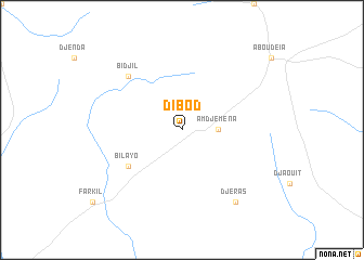 map of Dibod