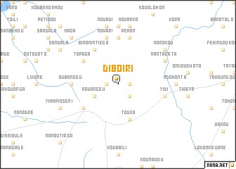 map of Diboiri