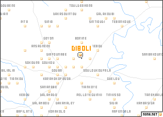 map of Diboli