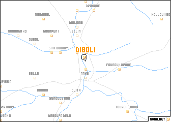 map of Diboli