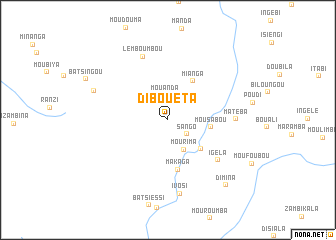 map of Dibouéta