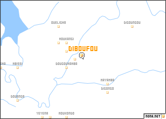 map of Diboufou