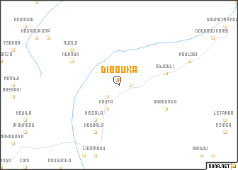 map of Dibouka