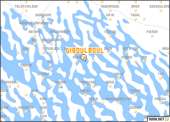 map of Diboul Boul