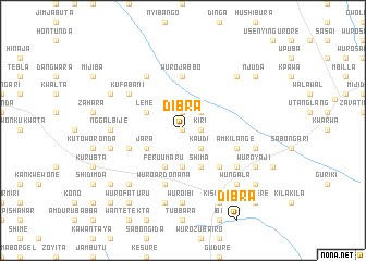 map of Dibra