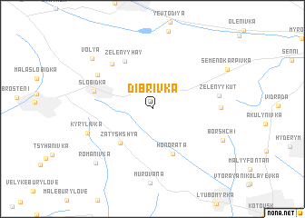 map of Dibrivka