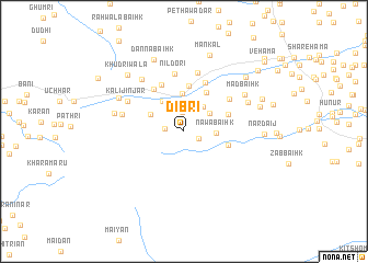 map of Dibri