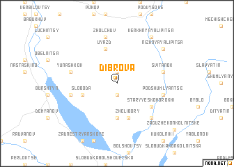 map of Dibrova