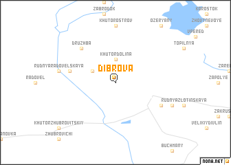 map of Dibrova