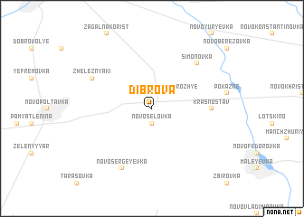 map of Dibrova