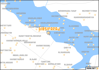 map of Dibsī Faraj