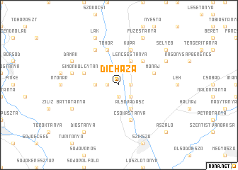 map of Dicháza