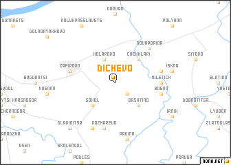map of Dichevo