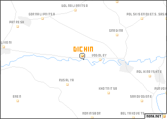 map of Dichin