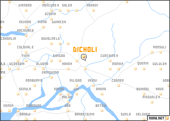 map of Dicholi