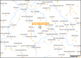 map of Dichoúnion