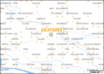 map of Dichteren