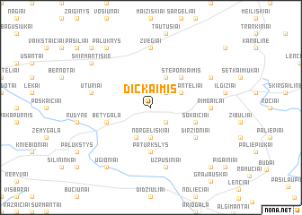 map of Dickaimis