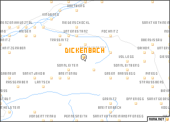 map of Dickenbach