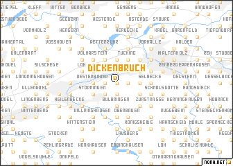 map of Dickenbruch