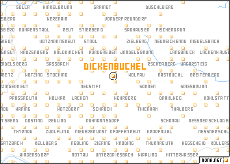 map of Dickenbüchel
