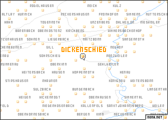 map of Dickenschied