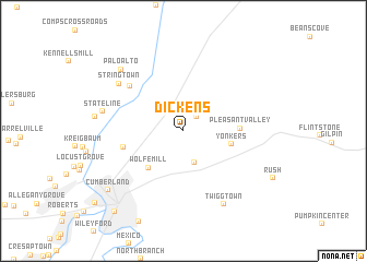 map of Dickens