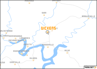 map of Dickens