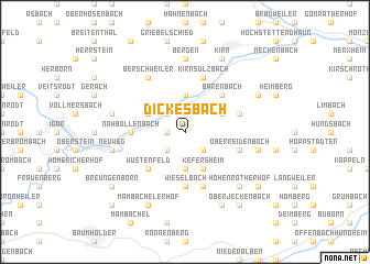 map of Dickesbach