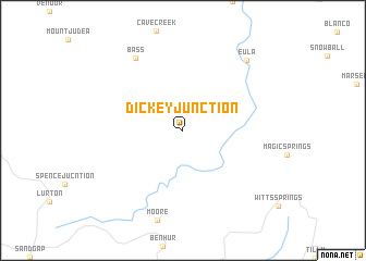 map of Dickey Junction