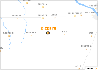 map of Dickeys