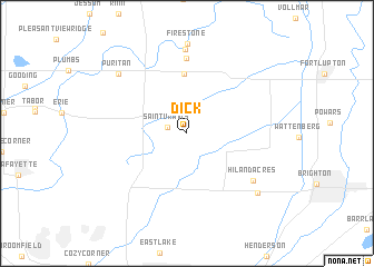 map of Dick