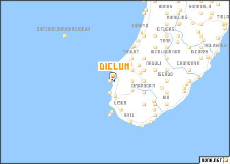 map of Diclum