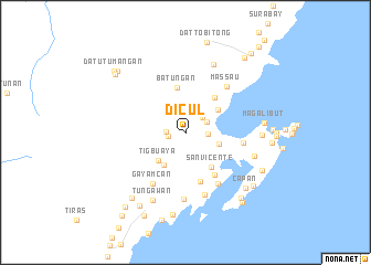 map of Dicul