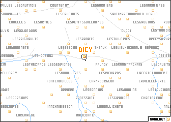 map of Dicy