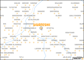 map of Dīdareshk