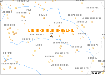 map of Dīdār Khān Dari Khel Kili