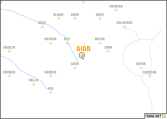 map of Dīda