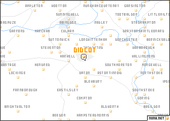 map of Didcot